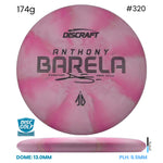 Disc Golf Warehouse Discraft Focus - CT Swirl Plastic - Anthony Barela Signature Pink/#320/Black 174g
