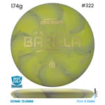 Disc Golf Warehouse Discraft Focus - CT Swirl Plastic - Anthony Barela Signature Yellow/#322/Gold 174g