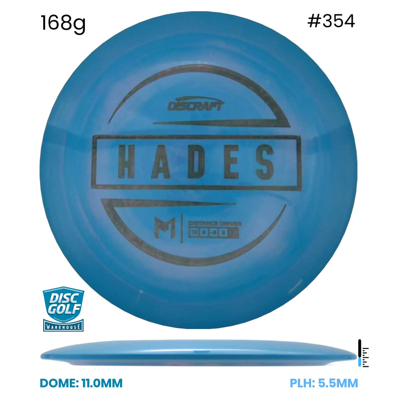 Disc Golf Warehouse Discraft Hades - Paul McBeth ESP Plastic Blue/Black 168g
