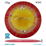 Disc Golf Warehouse Discraft Hades -  Paul McBeth Fly Dye Z Orange/Rainbow Holo 172g