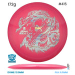 Disc Golf Warehouse Discraft Heat - Big Z Plastic Pink/Silver, Holographic 172g