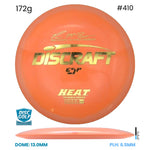 Disc Golf Warehouse Discraft Heat - ESP Plastic - Paul McBeth Signature Plastic Orange/Gold 172g