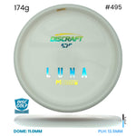 Disc Golf Warehouse Discraft Luna - ESP Blank White Bottom Stamp White/Holographic 174g