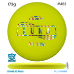 Disc Golf Warehouse Discraft Luna - Putter Line Soft Yellow/Rainbow Holo 173g