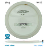 Disc Golf Warehouse Discraft Raptor - ESP Blank White Bottom Stamp White/Silver 174g