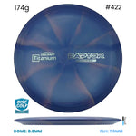 Disc Golf Warehouse Discraft Raptor - Titanium Plastic Blue/Silver 174g