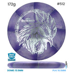 Disc Golf Warehouse Discraft Roost - CT Swirl Plastic - Chris Dickerson Signature Purple/Silver 172g