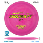Disc Golf Warehouse Discraft Scorch - ESP Plastic Pink/Green Metallic, Black 169g
