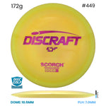 Disc Golf Warehouse Discraft Scorch - ESP Plastic Yellow/Purple Metallic 172g