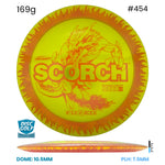 Disc Golf Warehouse Discraft Scorch - FuZed Z Plastic Yellow/Red Metallic 169g