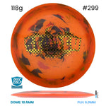 Disc Golf Warehouse Discraft Scorch - Light Weight Jawbreaker Plastic Orange/#299/Multicolor 118g