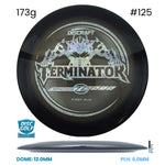 Disc Golf Warehouse Discraft Terminator - Z Plastic - First Run Black/#125/Holographic 173g