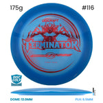 Disc Golf Warehouse Discraft Terminator - Z Plastic - First Run Blue/Red Metallic 175g