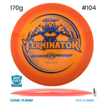 Disc Golf Warehouse Discraft Terminator - Z Plastic - First Run Orange/Blue Metallic 170g