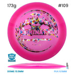 Disc Golf Warehouse Discraft Terminator - Z Plastic - First Run Pink/Rainbow Holo 173g