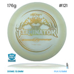 Disc Golf Warehouse Discraft Terminator - Z Plastic - First Run White/Gold 176g
