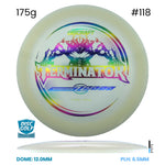 Disc Golf Warehouse Discraft Terminator - Z Plastic - First Run White/Rainbow Holo 175g