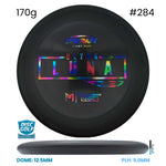Disc Golf Warehouse Discraft UltraLuna - Putter Line Soft Black/#284/Rainbow Holo 170g