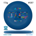 Disc Golf Warehouse Discraft UltraLuna - Putter Line Soft Blue/#287/Rainbow Holo 172g