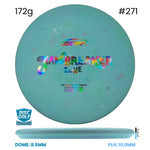 Disc Golf Warehouse Discraft Zone - Jawbreaker Plastic Turquoise/Rainbow Holo 172g