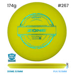 Disc Golf Warehouse Discraft Zone - Putter Line Plastic Yellow/#267/Blue Metallic 174g