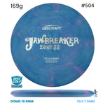 Disc Golf Warehouse Discraft Zone SS - Jawbreaker Plastic Blue/Silver 169g