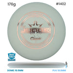 Disc Golf Warehouse Dynamic Discs EMAC Judge - Classic Soft White/Red Metallic 176g