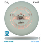 Disc Golf Warehouse Dynamic Discs EMAC Judge - Classic Soft White/Red Metallic 176g