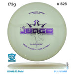 Disc Golf Warehouse Dynamic Discs EMAC Judge - Lucid White/Purple Metallic 173g