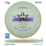 Disc Golf Warehouse Dynamic Discs EMAC Judge - Lucid White/Purple Metallic 173g