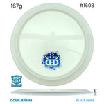 Disc Golf Warehouse Dynamic Discs Felon - Fuzion Plastic - White Bottom Stamp White/Blue Metallic 167g
