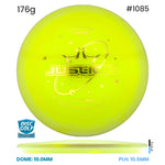Disc Golf Warehouse Dynamic Discs Justice - Lucid Ice Orbit Yellow/Gold 176g