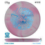 Disc Golf Warehouse Dynamic Discs Sockibomb Slammer - Classic Blend Burst - Slamsquatch Stamp Pink/Blue Metallic 175g