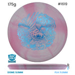 Disc Golf Warehouse Dynamic Discs Sockibomb Slammer - Classic Blend Burst - Slamsquatch Stamp Pink/Blue Metallic 175g
