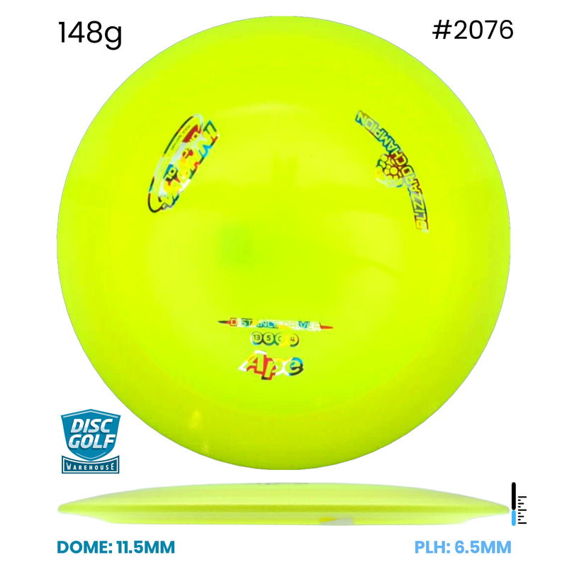 Disc Golf Warehouse Innova Ape - Blizzard Champion Plastic Yellow/Multicolor 148g