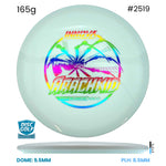Disc Golf Warehouse Innova Arachnid - Star Plastic White/Red Metallic 165g
