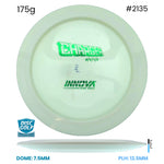 Disc Golf Warehouse Innova Charger - Star Plastic - White Bottom Stamp White/Red Metallic 175g
