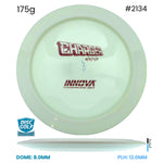 Disc Golf Warehouse Innova Charger - Star Plastic - White Bottom Stamp White/Red Metallic 175g
