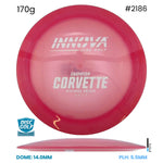 Disc Golf Warehouse Innova Corvette - Champion Plastic Pink/White 170g