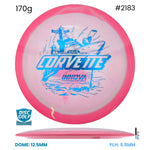 Disc Golf Warehouse Innova Corvette - Halo Star Plastic Pink/Blue Metallic 170g