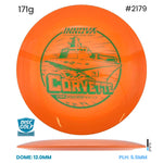 Disc Golf Warehouse Innova Corvette - Star Plastic Orange/Green Metallic 171g