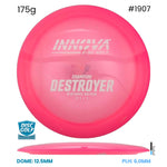 Disc Golf Warehouse Innova Destroyer - Champion Plastic Pink/White 175g