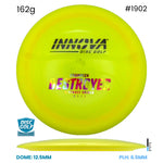 Disc Golf Warehouse Innova Destroyer - Champion Plastic Yellow/Rainbow Holo, Black 162g