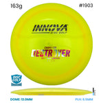 Disc Golf Warehouse Innova Destroyer - Champion Plastic Yellow/Rainbow Holo, Black 163g