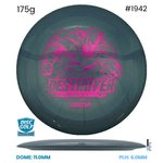 Disc Golf Warehouse Innova Destroyer - G Star Plastic Black/Red Metallic, Gold 175g