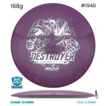 Disc Golf Warehouse Innova Destroyer - G Star Plastic Purple/Silver 168g