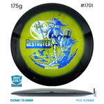 Disc Golf Warehouse Innova Destroyer - Halo Champion Plastic - Henna Blomroos 2026 Tour Series Green/Holographic, Blue Metallic 175g