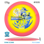 Disc Golf Warehouse Innova Destroyer - Halo Champion Plastic - Henna Blomroos 2026 Tour Series Yellow/Blue Metallic 175g