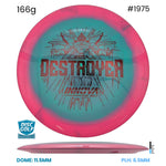 Disc Golf Warehouse Innova Destroyer - Halo Star Plastic Blue/Gold 166g