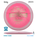 Disc Golf Warehouse Innova Destroyer - Halo Star Plastic Pink/Gold 164g